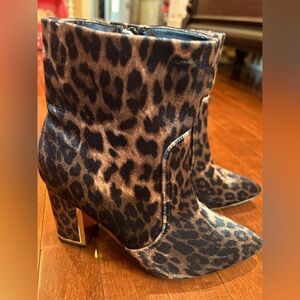 Velvet Leopard Boot